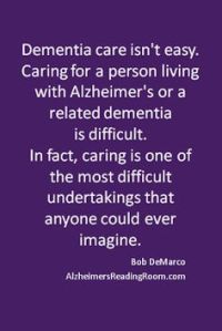 dementia caring